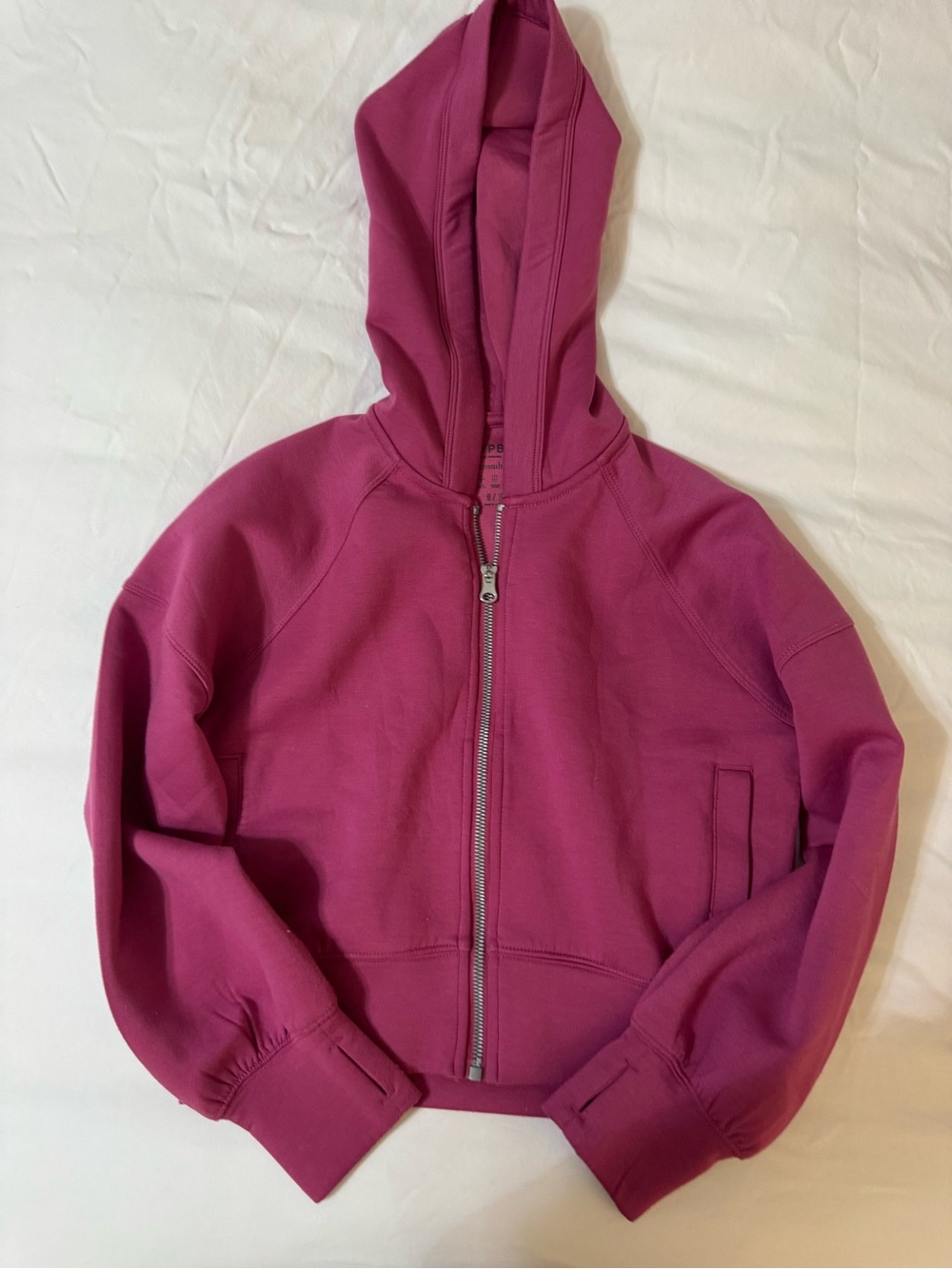 abercrombie kids Berry Pink Full-Zip Hoodie - Picture 5 of 5
